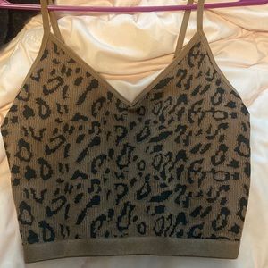 Cheetah tang top